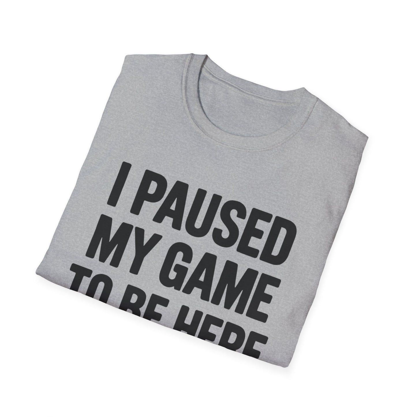 I Paused My Game To Be Here